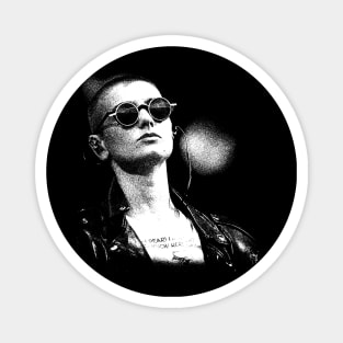 White Vintage Sinead O'Connor 90S Magnet